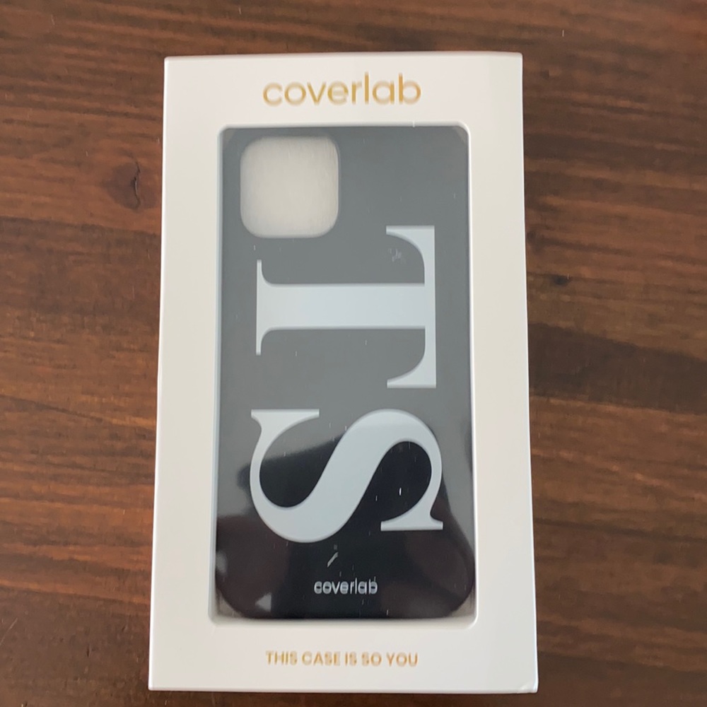 Personalized iPhone case TS initials iPhone 12